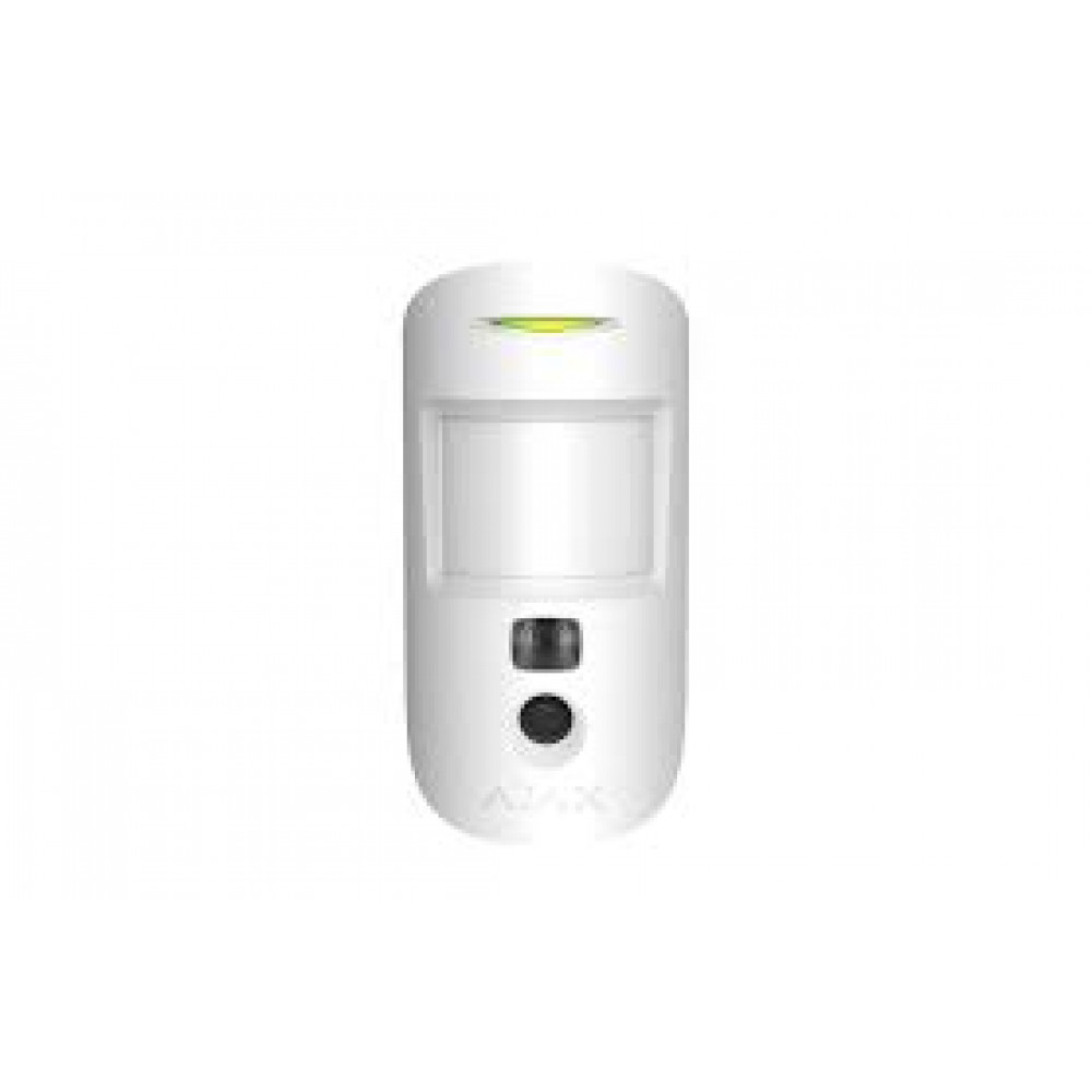 AJAX MotionCam White - Motion Detector with a Photo Camera to Verify Alarms